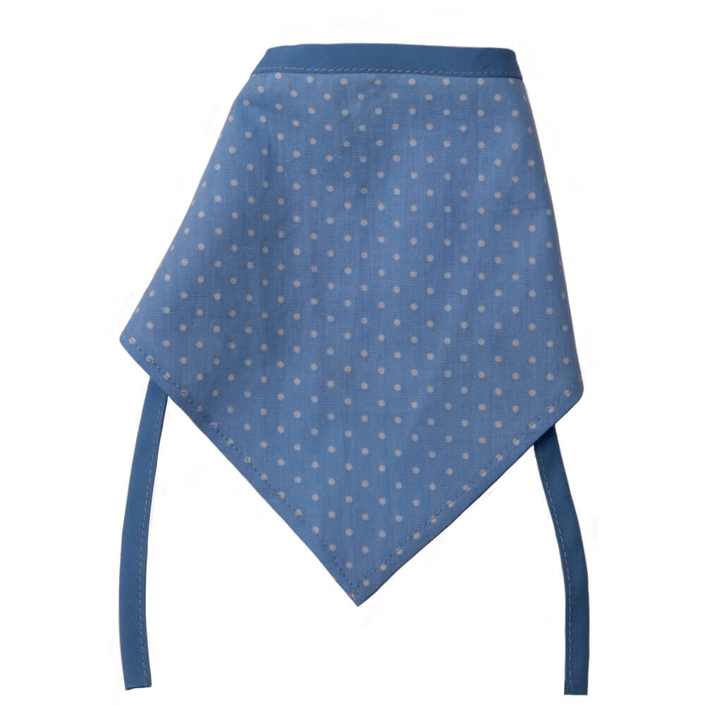 دستمال گردن عروسک طرح خالدار آبی