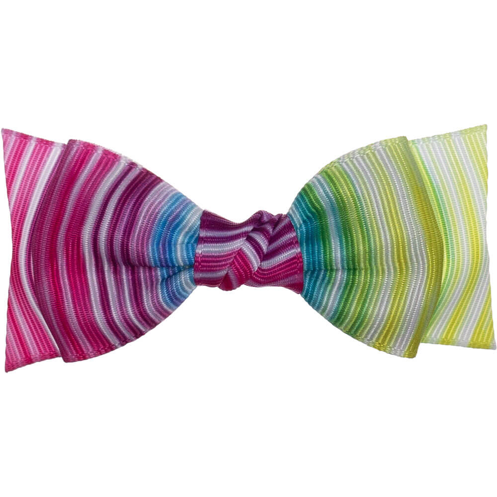 گل‌سر پاپیون راه راه رنگین کمانی