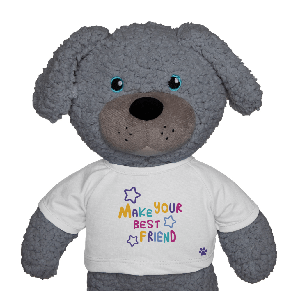 قیمت تیشرت سفید مدل MAKE YOUR BEST FRIEND