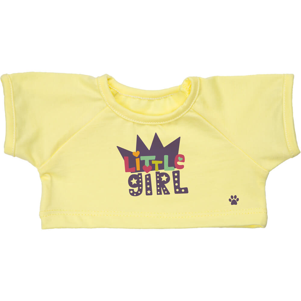 تیشرت زرد LITTLE GIRL
